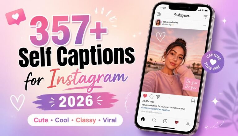 Self Captions for Instagram
